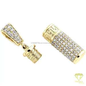 Collar con Colgante en Forma de Bala Premium, Diamante Moissanita, Joyería de Lujo para Raperos - Product Image 2