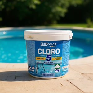 Cloro Granulado de 4 kg para Limpieza de Piscinas, Herramienta y Accesorio Esenciales - Product Image 2