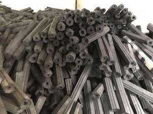Briquetas Hexagonales de Carbón Vegetal Negro de Madera Dura para Restaurante de Barbacoa, Calidad Premium de Exportación, 4-6 Horas de Duración de Combustión, Humedad 5% - Product Image 2