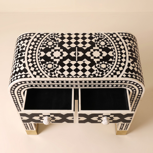 Mesa Auxiliar de Consola con Incrustaciones de Hueso Estilo Moderno, Artesanía en Incrustaciones de Hueso para Uso en Hogar, Hotel, Dormitorio, Calidad Garantizada para Entrada de Almacén - Product Image 5