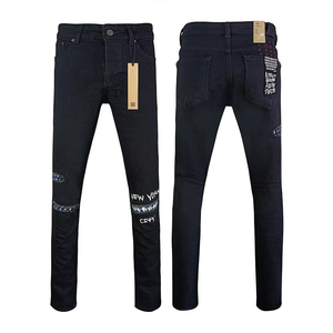 Men's Jeans High Quality Luxury Designer Brand KSubies Vintage <b>Pants</b> Hip Hop Ripped Denim <b>Y2K</b> Streetwear Regular Light - Product Image 5