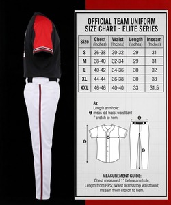 Custom Baseball Jersey Pants Set Quick Dry Breathable Team Uniform Adult Softball Apparel 100% Polyester Heat-Transfer Printed - Product Image 6
