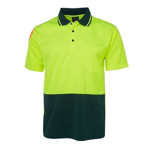 Camisa de Trabajo de Seguridad, Polo de Manga Corta, Color Amarillo Florent, Camisetas Polo de Seguridad - Product Image 1