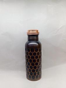 FAIZA CRAFT 100% Pure Handmade Copper <b>Water</b> <b>Bottles</b> | Eco-Friendly 1L Leak Proof Yoga <b>Bottles</b> Thermal Insulation Applicable for - Product Image 4