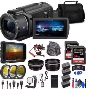NOUVEAU Caméscope <span class=keywords><strong>Sony</strong></span> FDR-AX43 UHD 4K <span class=keywords><strong>Handycam</strong></span> (FDR-AX43/B) + Moniteur 4K + 2 cartes de 64 Go - Product Image 2