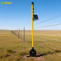 Sistema de Cercas Autoaislantes Ligeras de Fibra de Vidrio, Postes en T Resistentes y Duraderos para Seguridad en Granjas Agrícolas y Jardines