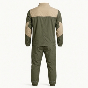 Ensemble de survêtement coupe-vent pour homme High Street, écologique, léger, anti-transpiration, avec cordon de serrage et poches latérales - Product Image 2
