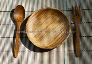 Plaque en bois de qualité supérieure forme ronde bois poli pour la maison Restaurant hôtel fête de mariage utilisation avec taille personnalisée - Product Image 5