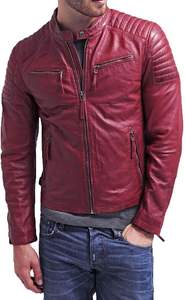Veste en cuir de qualité supérieure pour homme, style veste d'hiver, en cuir véritable, en vente en ligne à bas prix - Product Image 5