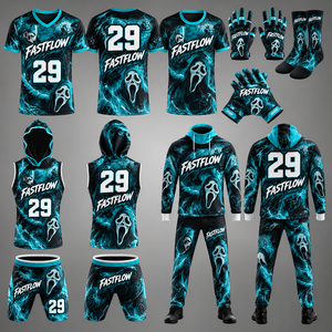 Uniformes de football 7V7/7on7 de qualité supérieure, drapeau américain, ensembles de maillots, design personnalisé, respirant, grande taille, 100% polyester - Product Image 1