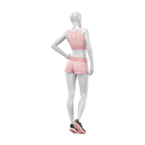 2026 Women 2 Piece Activewear Set Custom Sports Bra and Shorts Fitness Clothing Manufacturer and Supplier - Product Image 2