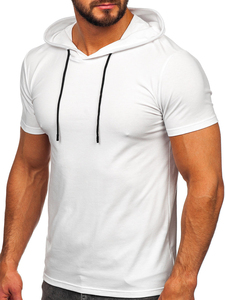 Custom Design Sublimation Men <b>Short</b> <b>Sleeve</b> <b>Hoodie</b> Printed Streetwear High Quality Fitness Sportswear <b>Short</b> <b>Sleeve</b> <b>Hoodie</b> - Product Image 4