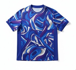 Camiseta Deportiva Personalizada con Estampado 3D por Transferencia de Calor, Malla de Spandex/Nylon Antibacteriana, Elástica, sin Mangas, Cuello Redondo, Unisex, para Adultos, Transpirable - Product Image 5