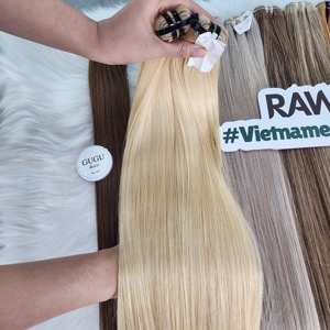 Extensions de cheveux 100% naturels, partie libre pour closure en dentelle, couleur brun gingembre, cheveux vierges Remy de donneur unique avec ondulations profondes lâches - Product Image 2