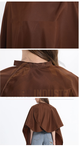 Capa de Barbero Impermeable Personalizada con Logotipo de Barbería, Delantal de Corte de Pelo Transpirable para Salón, Ropa de Trabajo para Estilistas - Product Image 5