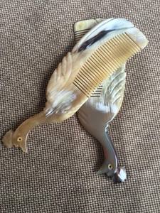 Horn Comb Buffalo Horn Handmade Comb Gently Detangles Hair Traditional Vietnamese Craftwork for Export - Product Image 3