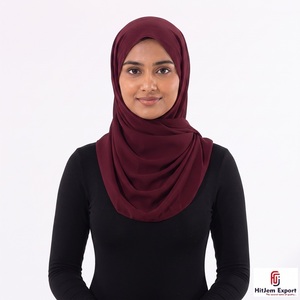 Luxury Chiffon Scarf Design Soft <b>Silk</b> Feel <b>Head</b> <b>Wrap</b> Shawl OEM ODM Manufacturer Private Label Supplier - Product Image 2