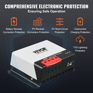 50A MPPT solare regolatore di carica Auto DC ingresso modulo Bluetooth 98% efficienza di ricarica per 12V/24V pannelli solari per Gel di AGM - Product Image 6