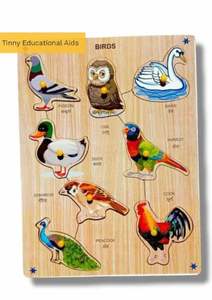 ตัวต่อไม้รูปนกสำหรับเด็กเล็ก เสริมพัฒนาการสมอง ตัวต่อนกที่ทนทาน โดยผู้ส่งออก ราคาขายส่ง - Product Image 5