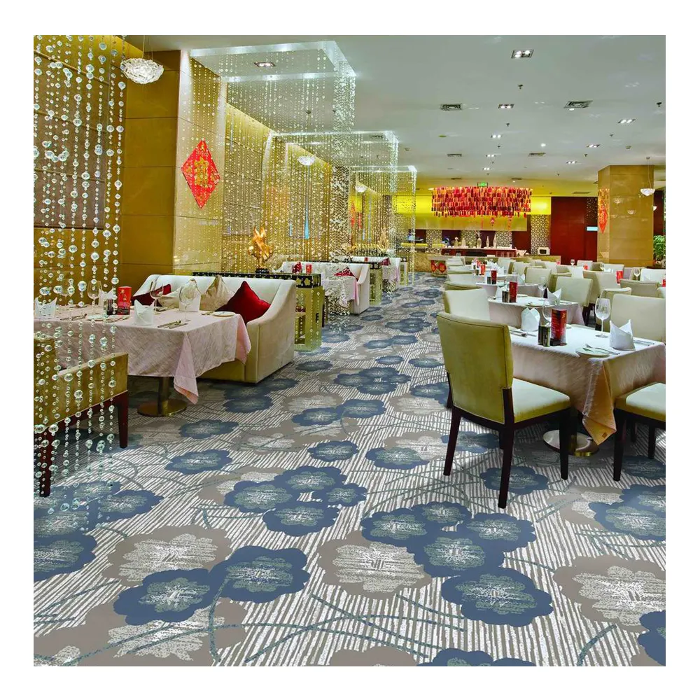 Axberujung karpet dengan 80% wol dan 20% nilon mewah Hotel Lobby karpet High-end Hotel 5 bintang karpet tenun gulungan