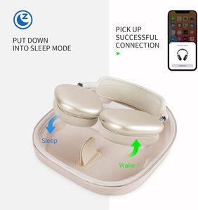 Étui de voyage rigide pour Apple <span class=keywords><strong>AirPods</strong></span> <span class=keywords><strong>Max</strong></span>, housse de rangement portable avec fermeture éclair et prise en charge du mode veille, sac de transport organisateur - Product Image 2