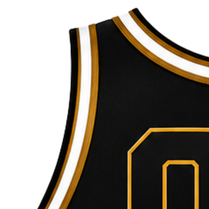 Haut court de cheerleading sans manches noir, blanc et or pour femme, col en V, uniforme de performance athlétique pour équipe, tenue de compétition sportive - Product Image 4