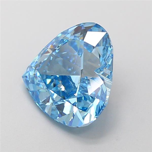 Magnifique diamant bleu taille cœur de 5 carats |   Diamant rare fantaisie coloré et romantique pour un chef-d'œuvre de joaillerie de luxe sur mesure - Product Image 2