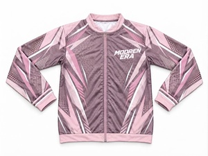 เสื้อแจ็คเก็ตแทร็คซิปเต็มตัวสีเขียวดำแบบซับลิเมชั่นสั่งทำพิเศษ เสื้อผ้ากีฬาสำหรับออกกำลังกาย ขายส่งจากโรงงานผู้ผลิตโดยตรง - Product Image 2