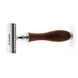 Rasoir de sécurité professionnel à double tranchant pour hommes, rasoir manuel en métal réutilisable à ouverture papillon pour rasage humide - Product Image 5