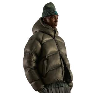 Veste d'hiver légère à capuche pour homme, veste matelassée élégante, manteau isolant décontracté, idéale pour le temps froid - Product Image 6