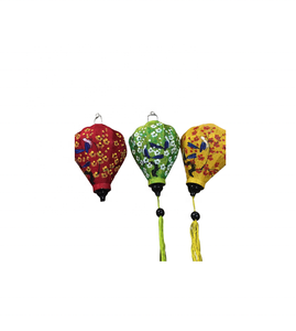 Lanternes en soie de bambou brun parfait mariages, festivals et fêtes en plein air éclairage extérieur éclairage décoratif accent éclairage ambiant - Product Image 2