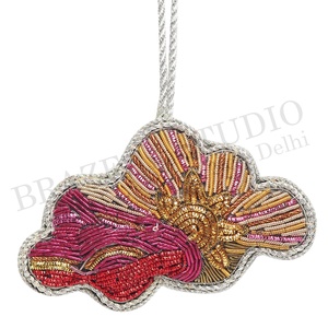 Tissu d'arbre de Noël fait à la main décorations brodées personnalisées en gros ornement chameau Golden Retriever glace lever du soleil - Product Image 3