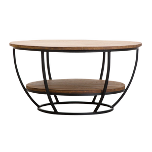 Mesa de centro Vandana Nimbus Hexa de madera de mango - Product Image 4