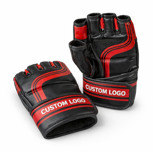 Guantes de Boxeo Profesionales con Logotipo Personalizado, de Cuero PU con Cordones, Transpirables, de Alta Calidad - Product Image 3