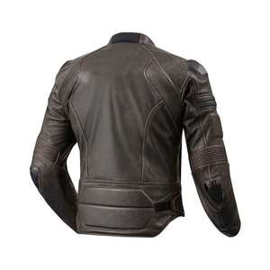 Wholesale Men <b>Biker</b> Leather <b>Jacket</b> Modern Racer Style Premium Quality Motorbike Apparel 2026 New Arrive Custom Branding - Product Image 2