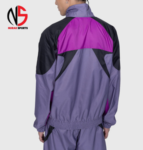 ชุดแจ็คเก็ตกันลมไนลอนแบบยูนิเซ็กซ์ปรับแต่งได้และกางเกงขาสั้นวิ่งออกกำลังกาย ชุดลำลอง 2 ชิ้น สำหรับออกกำลังกายและฟิตเนสสำหรับผู้ชาย ฤดูหนาว ไซส์พลัส2026 - Product Image 3