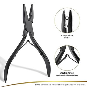 Hair <b>Extension</b> Multi Functional Microlinks Hair <b>Extensions</b> Pliers & Hair <b>Extension</b> Tool For Micro Link Feather <b>Extension</b> <b>Beads</b> - Product Image 2