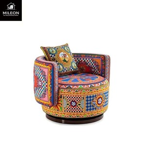 <span class=keywords><strong>Fauteuil</strong></span> moderne à dossier en tissu, style nordique, idéal <span class=keywords><strong>pour</strong></span> le salon, la maison et l'extérieur - Product Image 1
