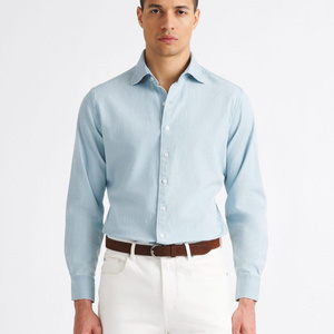 Camisas de Franela para Hombre, Diseño Sólido, Estilo Casual, Transpirables, de Secado Rápido, Alta Calidad, Colección Moderna de Verano - Product Image 1