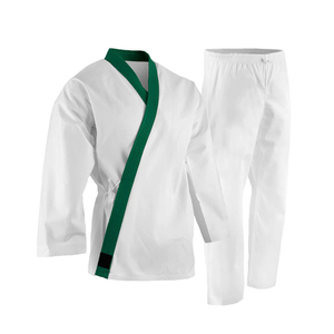 Uniforme de Karate, Ropa de Artes Marciales, Uniforme Ligero 100% Algodón para Hombre y Mujer, Secado Rápido, Transpirable, Personalizado - Product Image 1