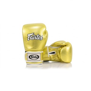 Gants de boxe professionnels Fairtex en cuir véritable, fabriqués directement en usine, prix de gros, pour la boxe et les arts martiaux. - Product Image 3