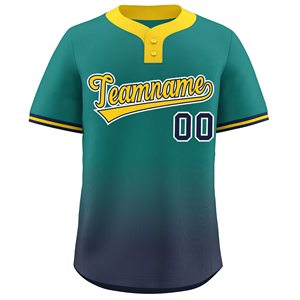 Maillot de baseball de compétition durable à motif dégradé, design personnalisé, extensible, sublimation numérique - Product Image 2