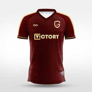 Maillot de football à col en V, manches courtes, sublimé, tenue professionnelle pour club et académie, tissu premium confortable - Product Image 5