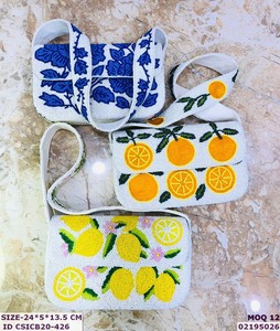 Craftstages International - Bolso Bandolera de Cuentas Hecho a Mano para Mujer, Bolso de Hombro, Bolso de Mano de Moda Hecho a Mano de Primera Calidad - Product Image 1