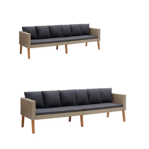 Muebles de sala de estar, muebles para el hogar, muebles de interior listos para la venta, sofá de interior, madera de teca con tapicería de tela suave - Product Image 5