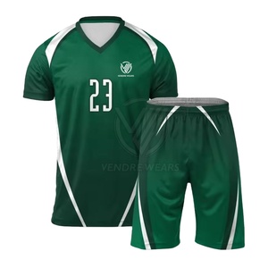 Uniformes de Voleibol para Hombre de Alta Calidad y Cómodos, Servicio OEM, Diseño de Impresión Personalizado, Secado Rápido, 100% Poliéster, Deportivos - Product Image 1