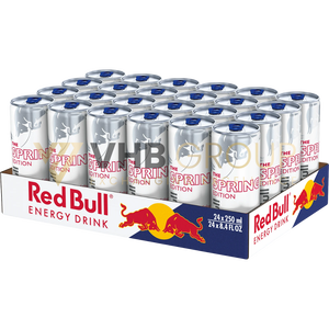 Bebida Energética RedBull Cherry Sakura, Fabricante del Reino Unido, 12x250ML, 12 Meses de Caducidad, Venta al Por Mayor - Product Image 3