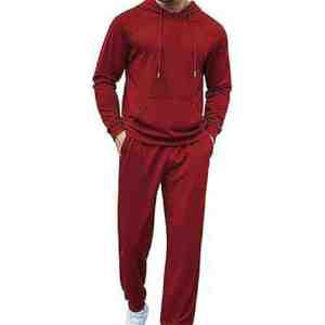 Conjunto Deportivo de Alta Calidad 100% Algodón para Hombre, Sudadera con Capucha y Pantalones Largos, Estilo Urbano, en Venta - Product Image 1