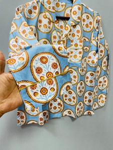 Ensemble de pyjama indien imprimé floral en coton pour femme, grande taille, tenue de détente, pyjama de demoiselle d'honneur, ensemble de pyjama - Product Image 6