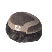 Wig Rambut Pria Mono Front Lace Remy Terlaris, Toupee HD Lace Transparan Taz Hair Bangladesh, Wig Rambut Asli Berkualitas Tinggi